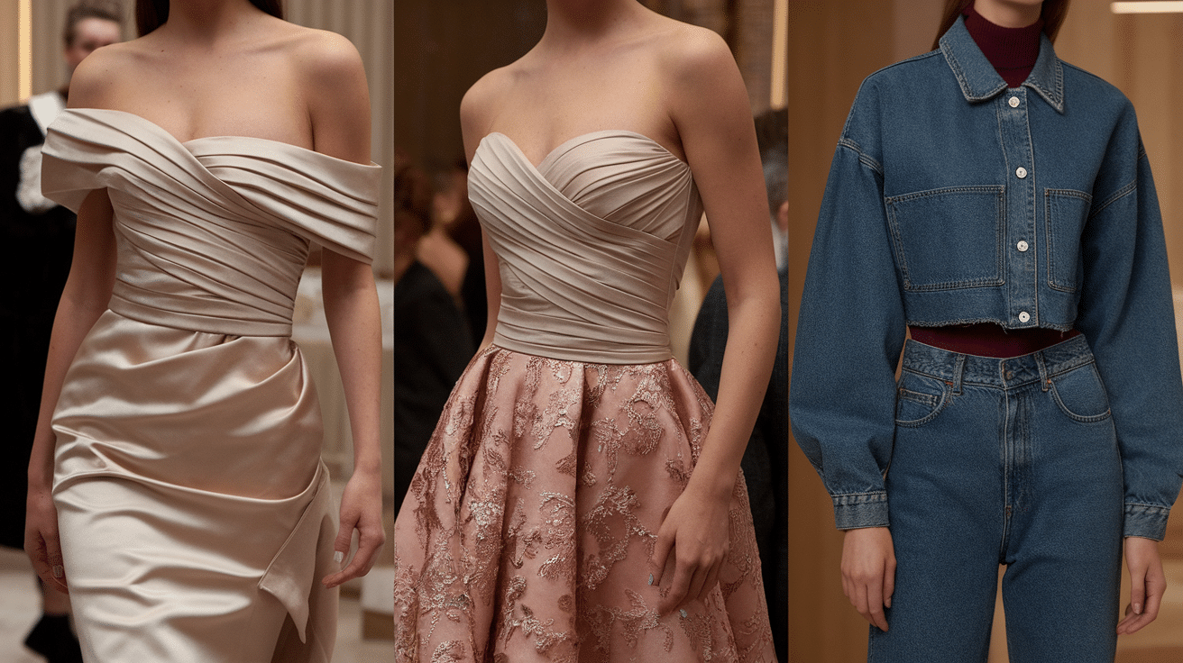 Choose dress focused materials not casual fabrics
