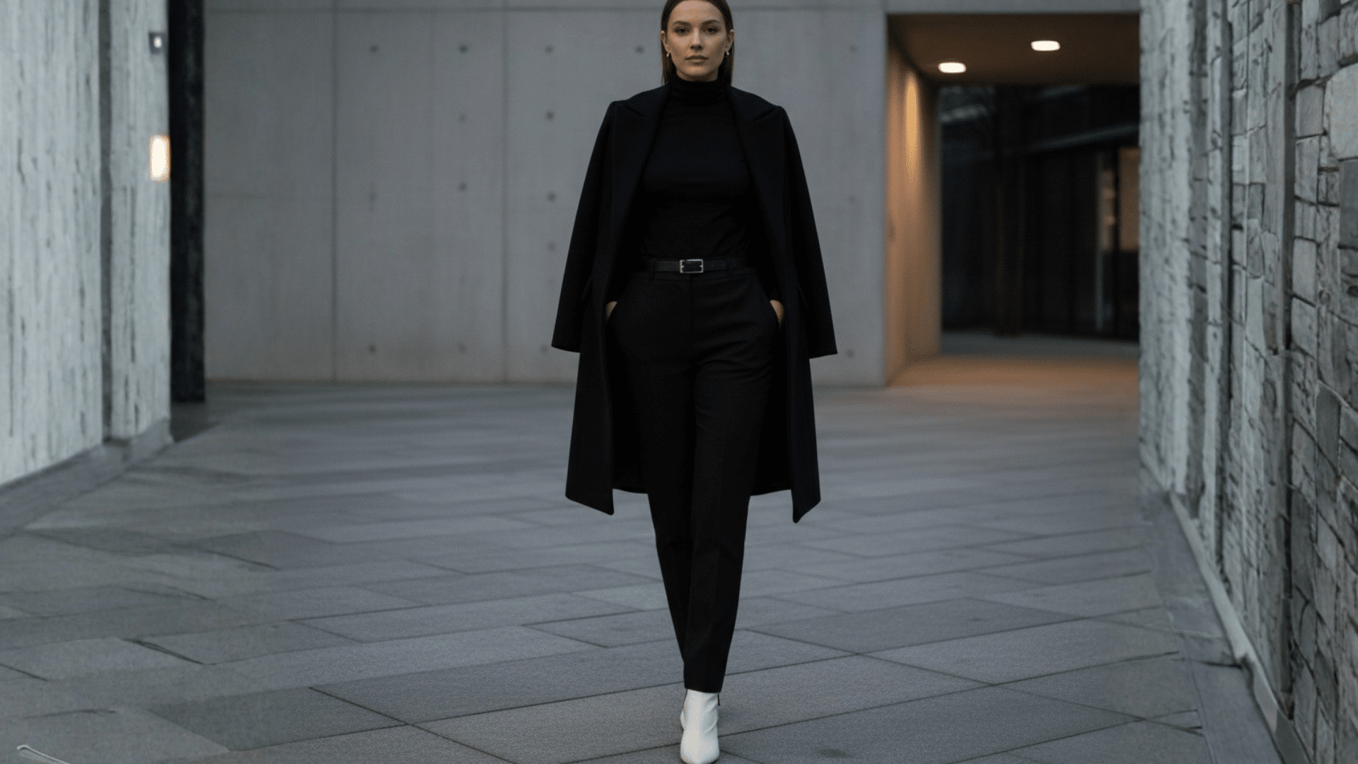 all black