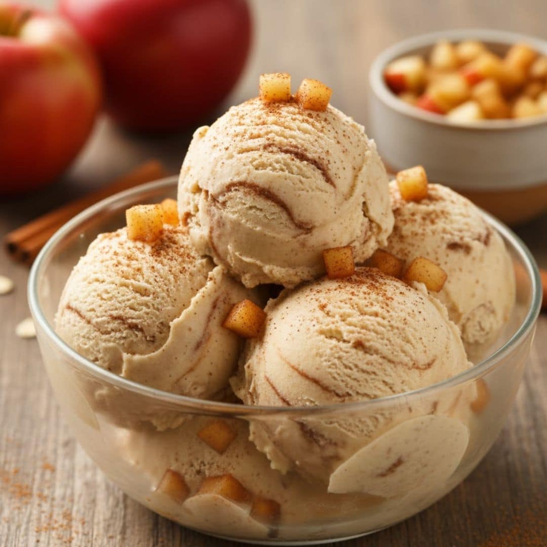 apple cinnamon protein ice cream