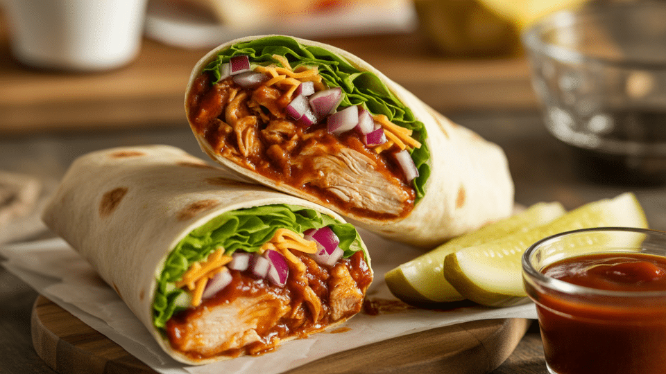 bbq chicken wrap