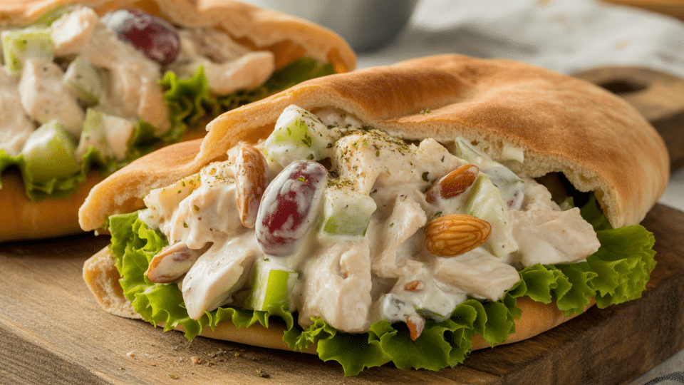 chicken salad pita