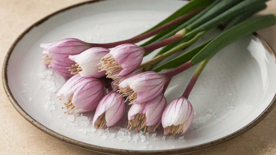 chive blossoms