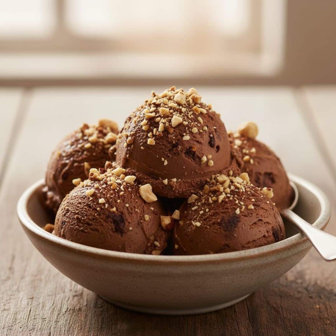 chocolate hazelnut protein ice cream