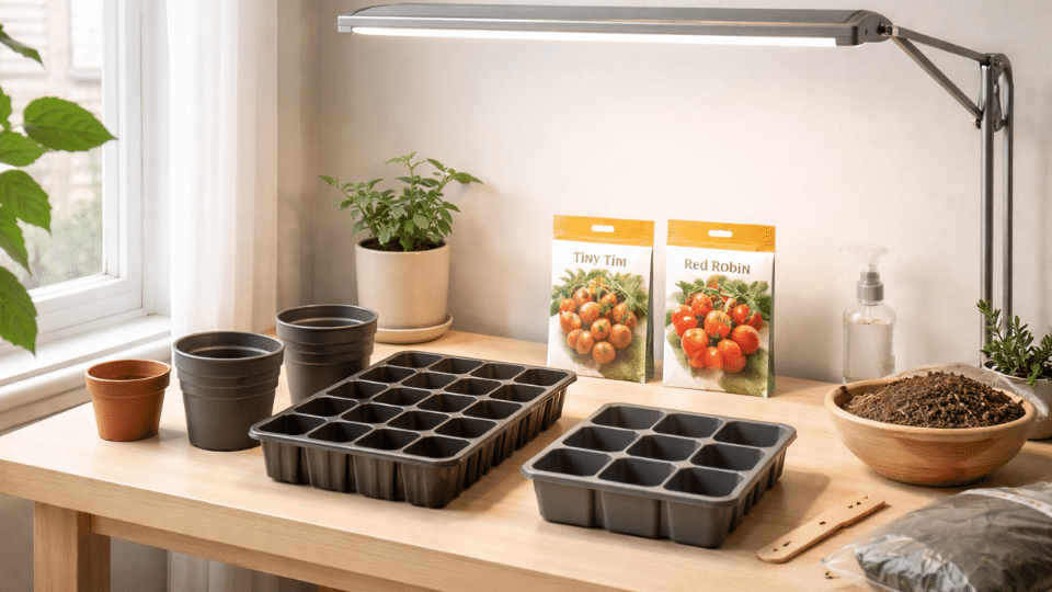 choosing a tomato variety that works indoors