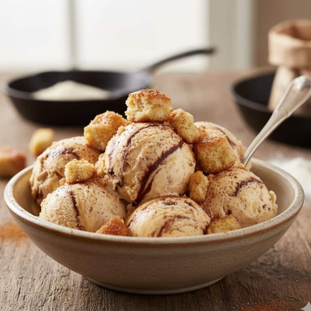 cinnamon roll protein ice cream