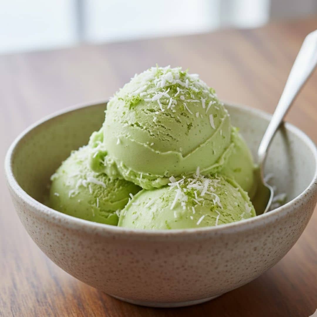coconut lime protein ice cream