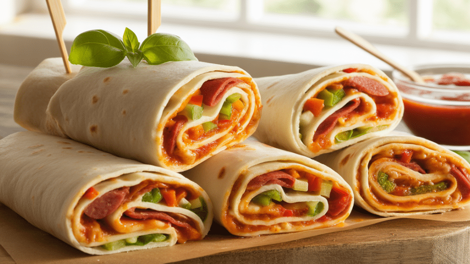 cold pizza wraps
