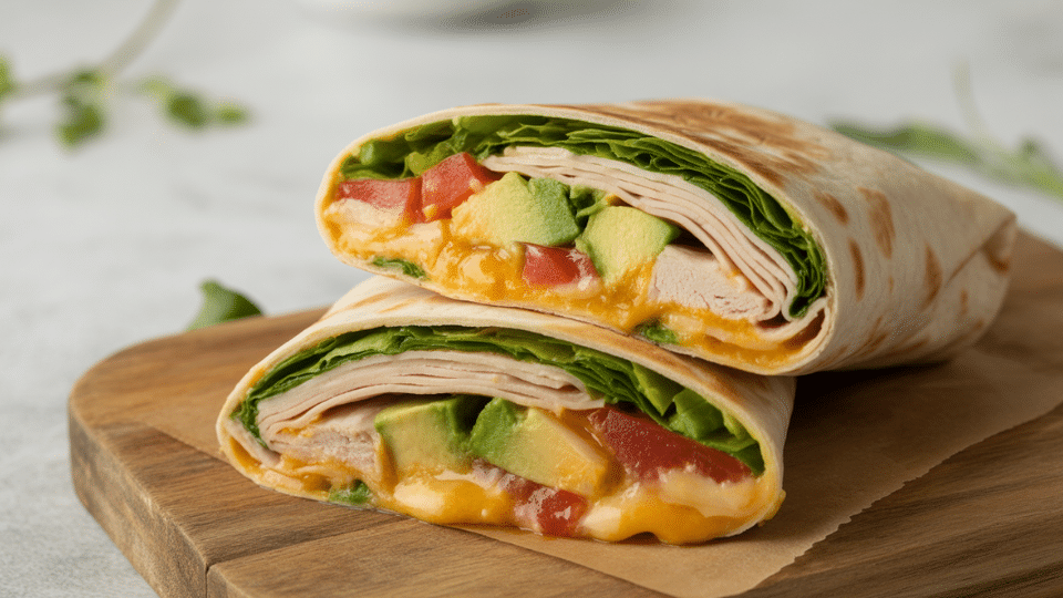 cold quesadilla style wrap