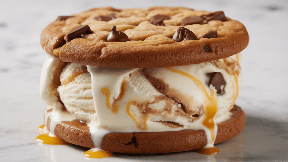 cookie ice cream sandwich