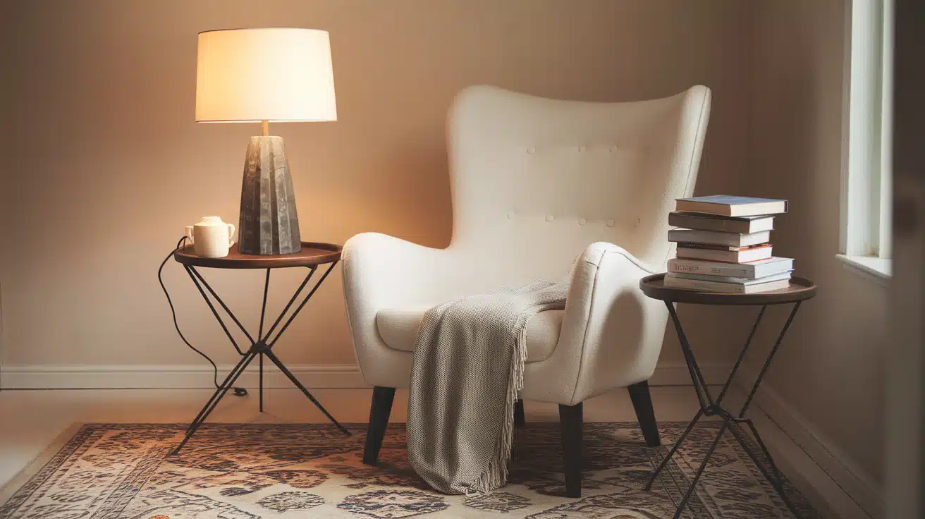 cozy reading nook