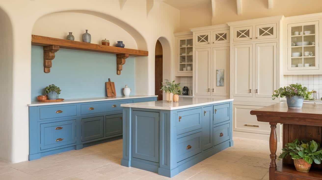 cream blue