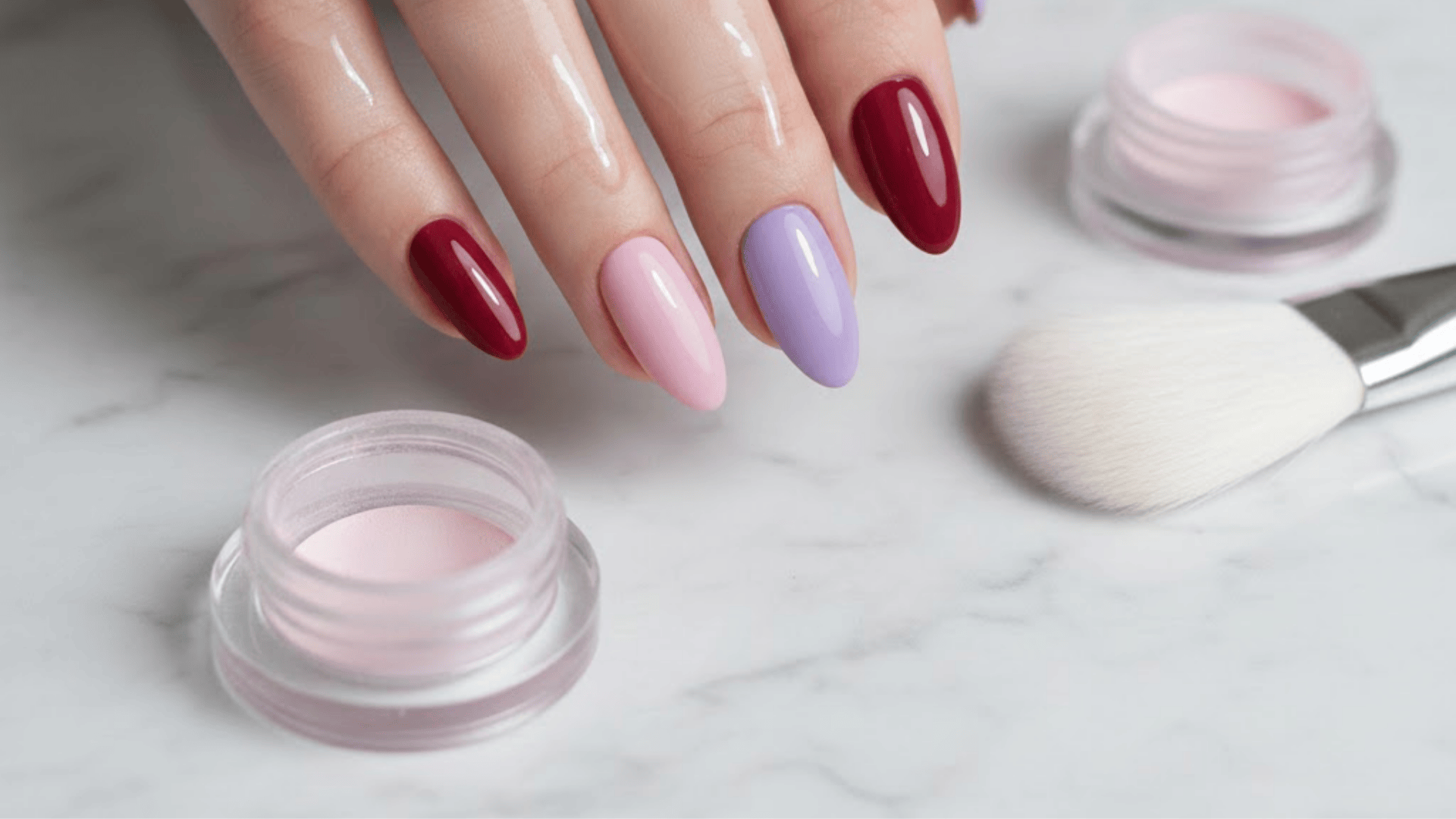 dip powder nails