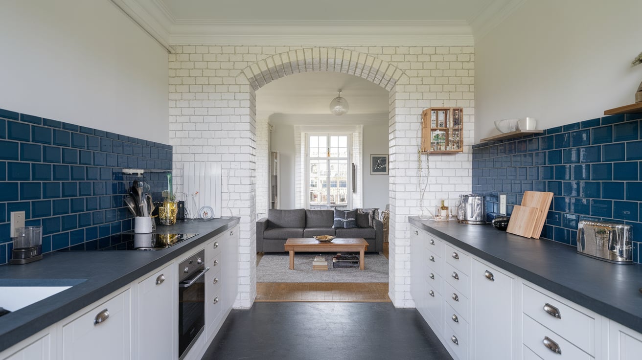 galley kitchen