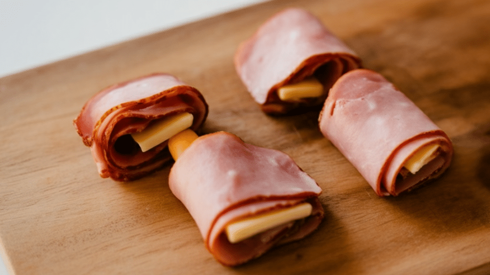 ham and cheese roll ups