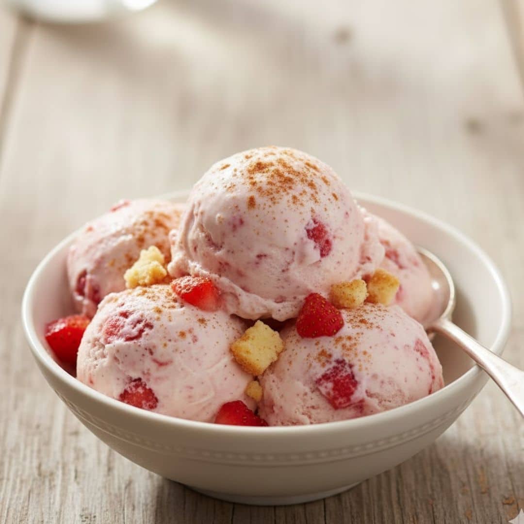 keto strawberry cheesecake ice cream