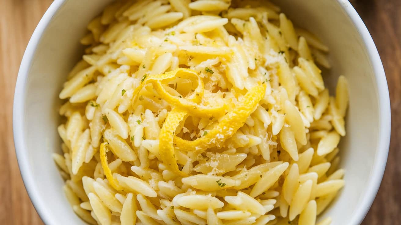 lemon orzo pasta