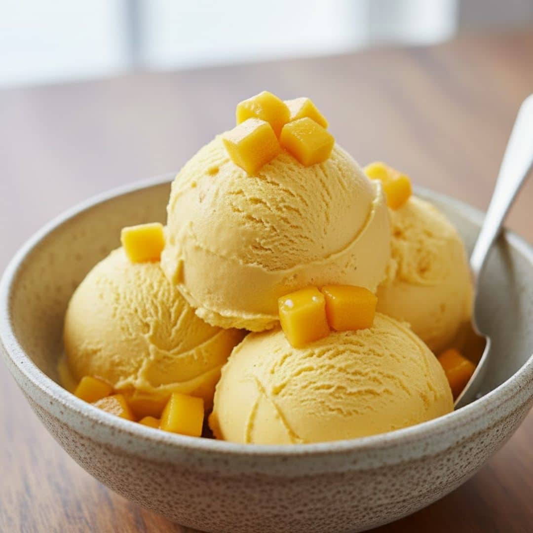 mango pineapple protein ice cream