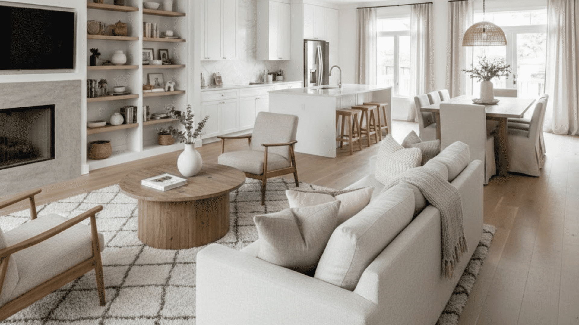oversized area rug anchor