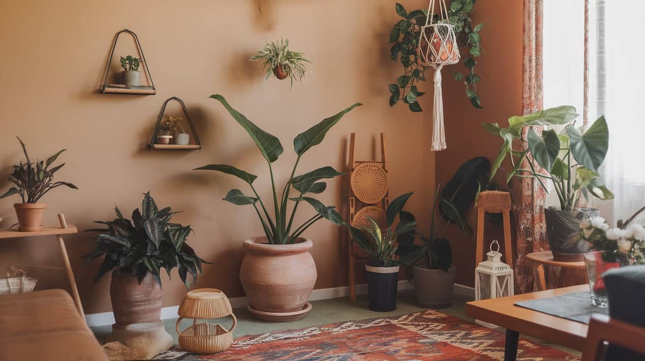 plants inevevry cornor
