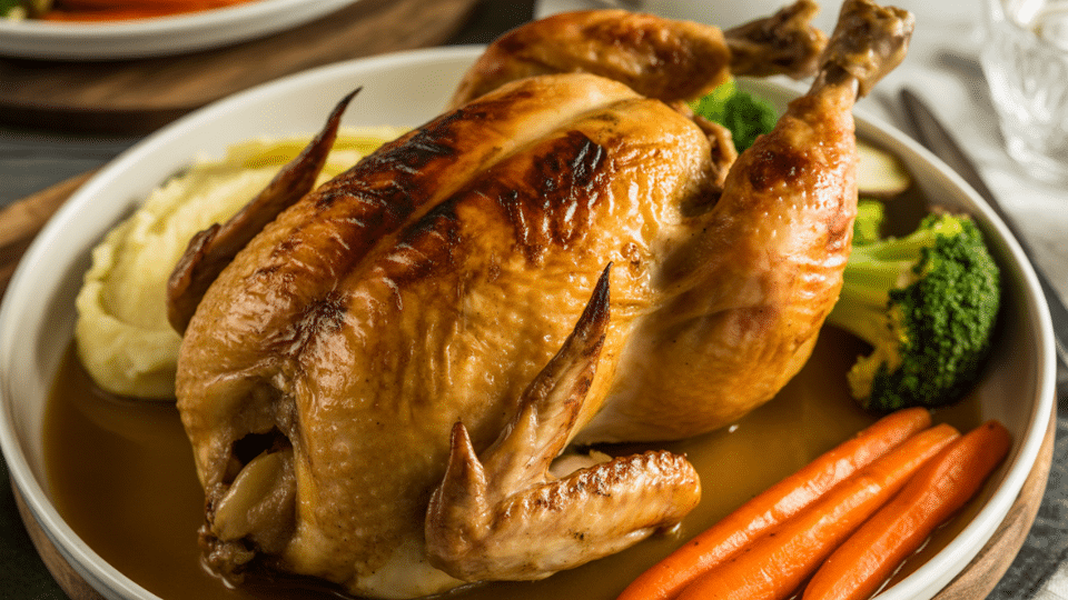 rotisserie chicken plate