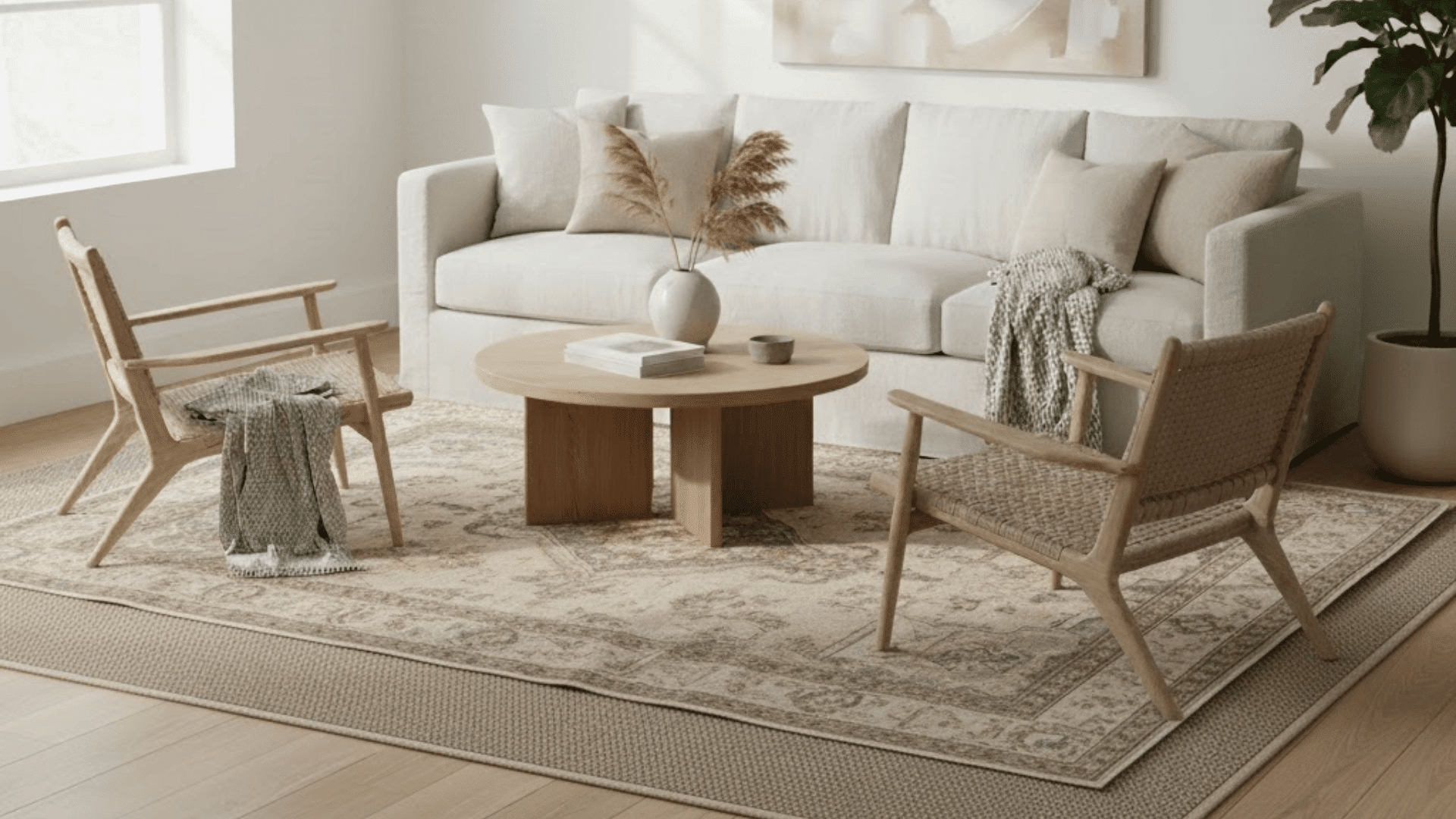 step 4 angle or center the top rug