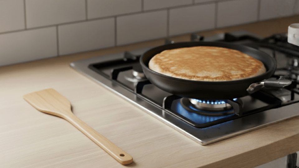 step flip and finish cooking the second side