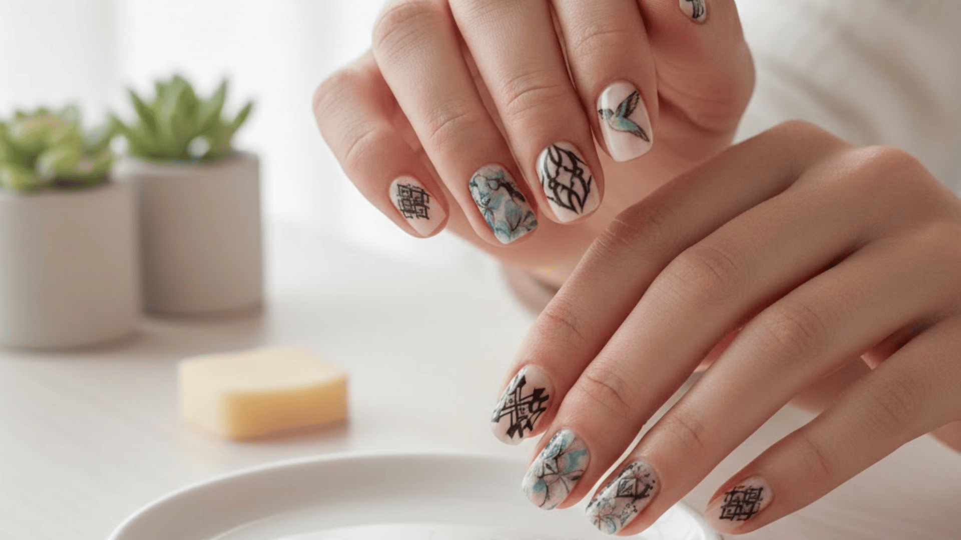 temporary nail tattoos