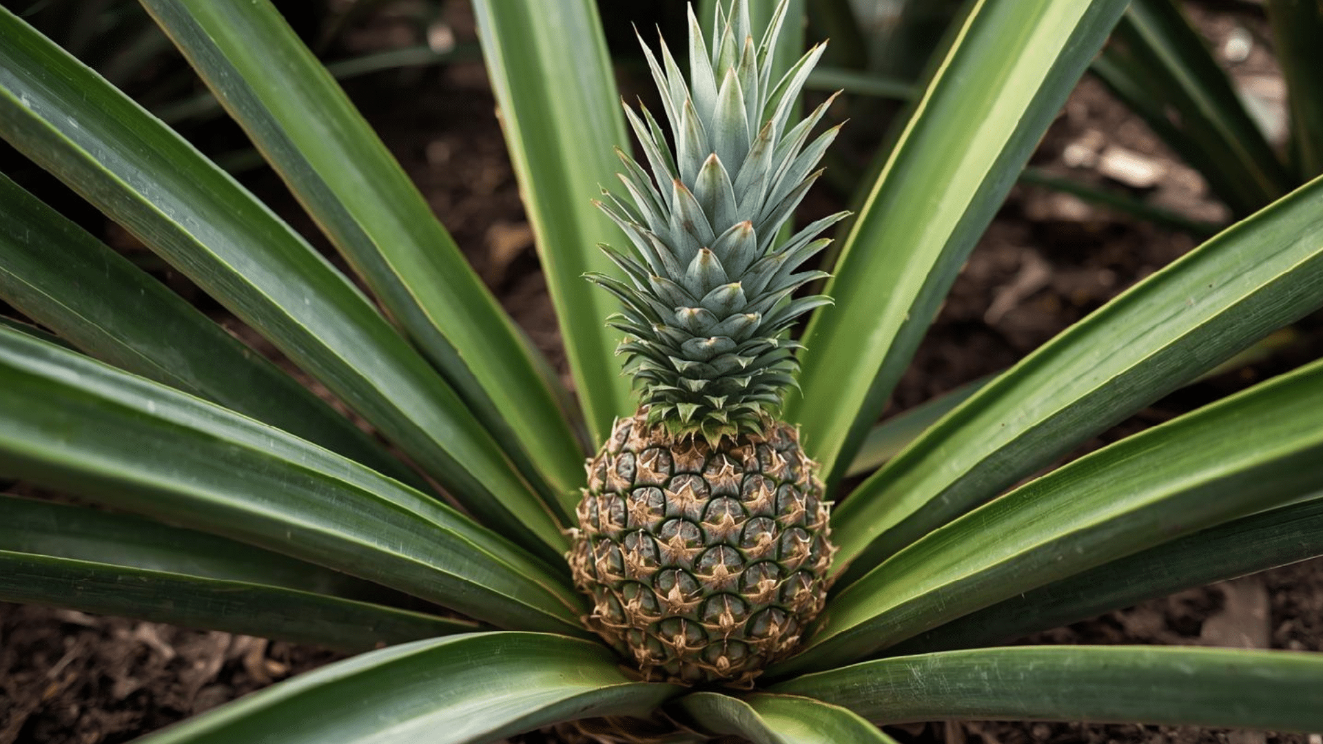 where does the pineapple fruit grow