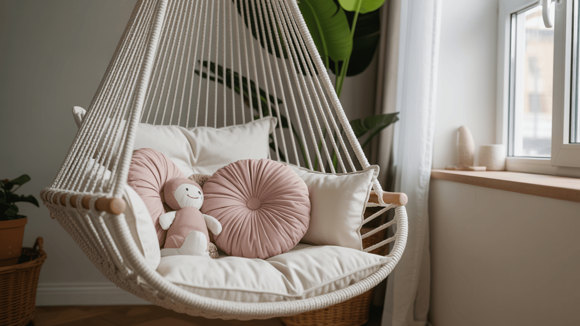 create a relaxing corner with a hammock chair