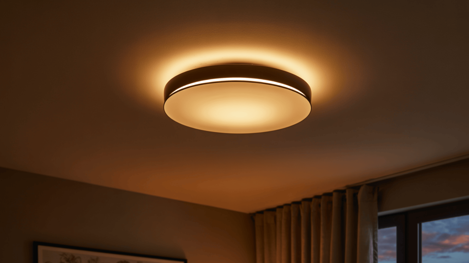 install soft ambient lighting with a dimmer switch