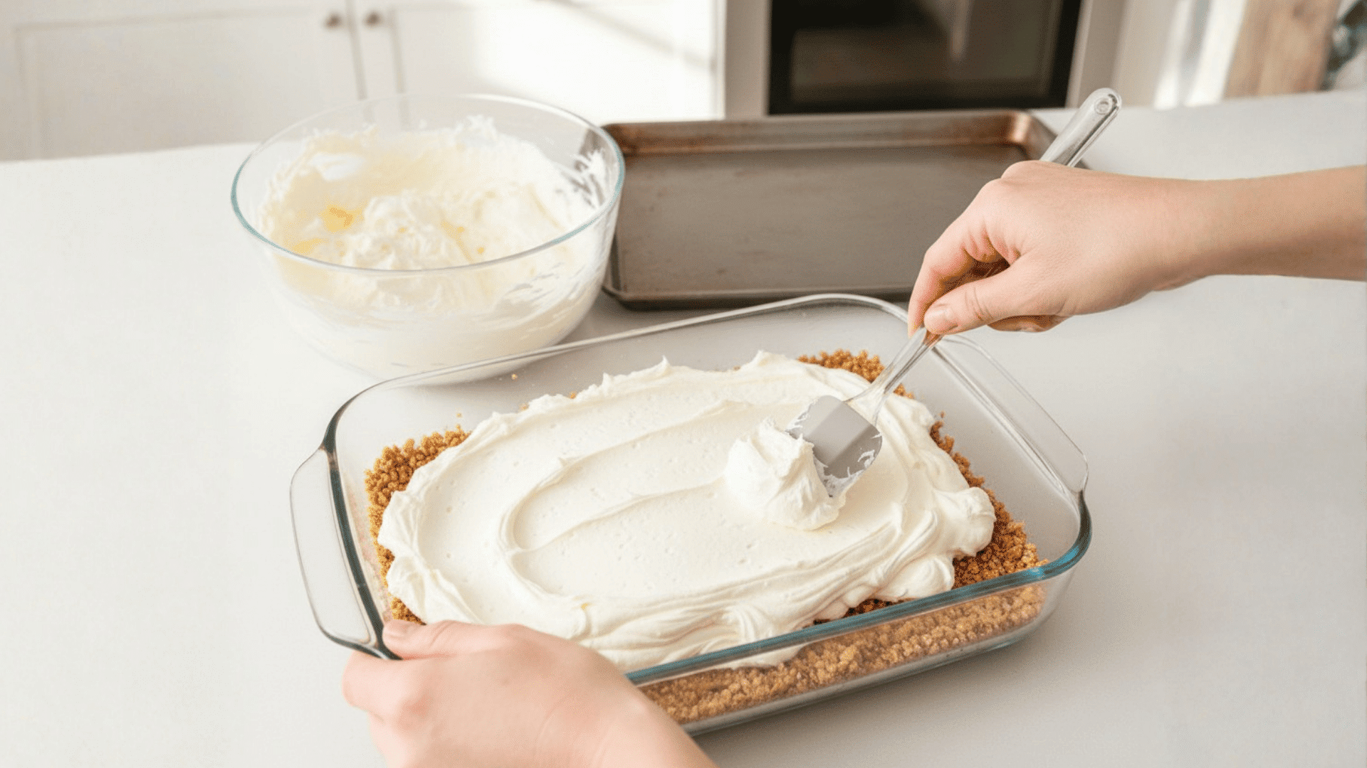 step 2 cream cheese layer