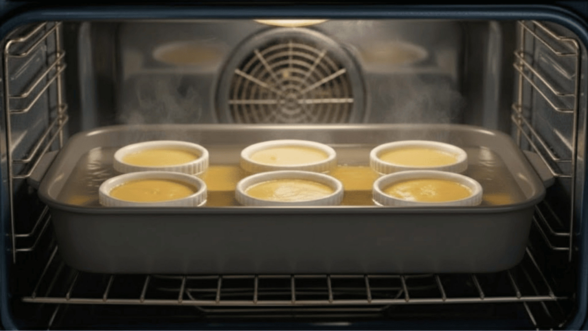 step 5 bake in a water bath