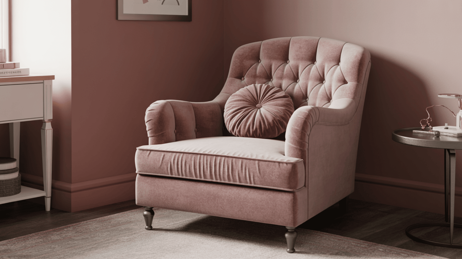 use tufted furniture for added texture