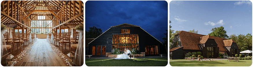 Top 10 Rustic Barn Wedding Venues Around London Offering Marquee Options