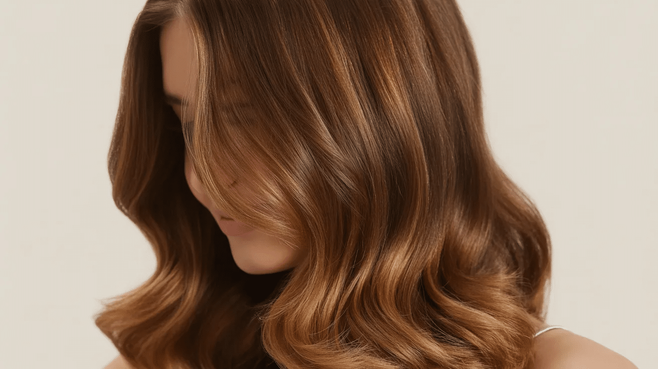 soft caramel partial highlights