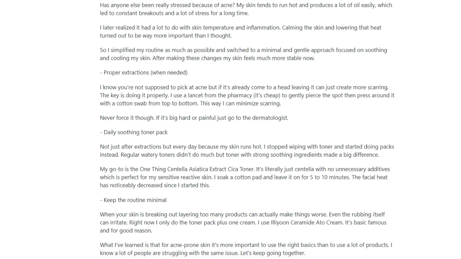 Reddit user shares simple skincare routine that helped reduce acne and calm irritated skin (1)