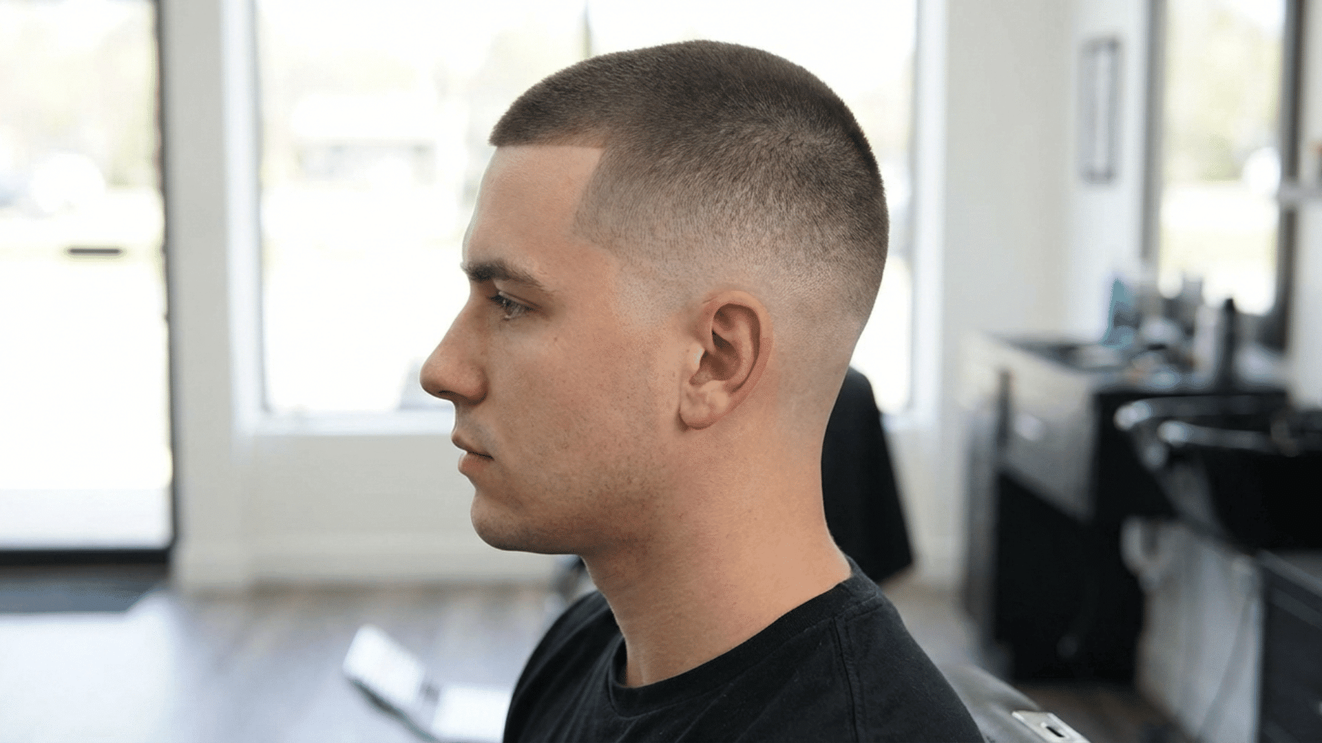 Buzz cut fade