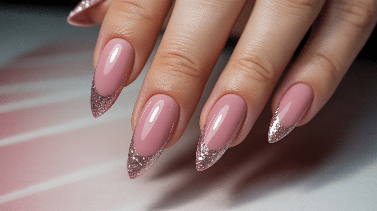 crisp-pink-with-glitter-tips