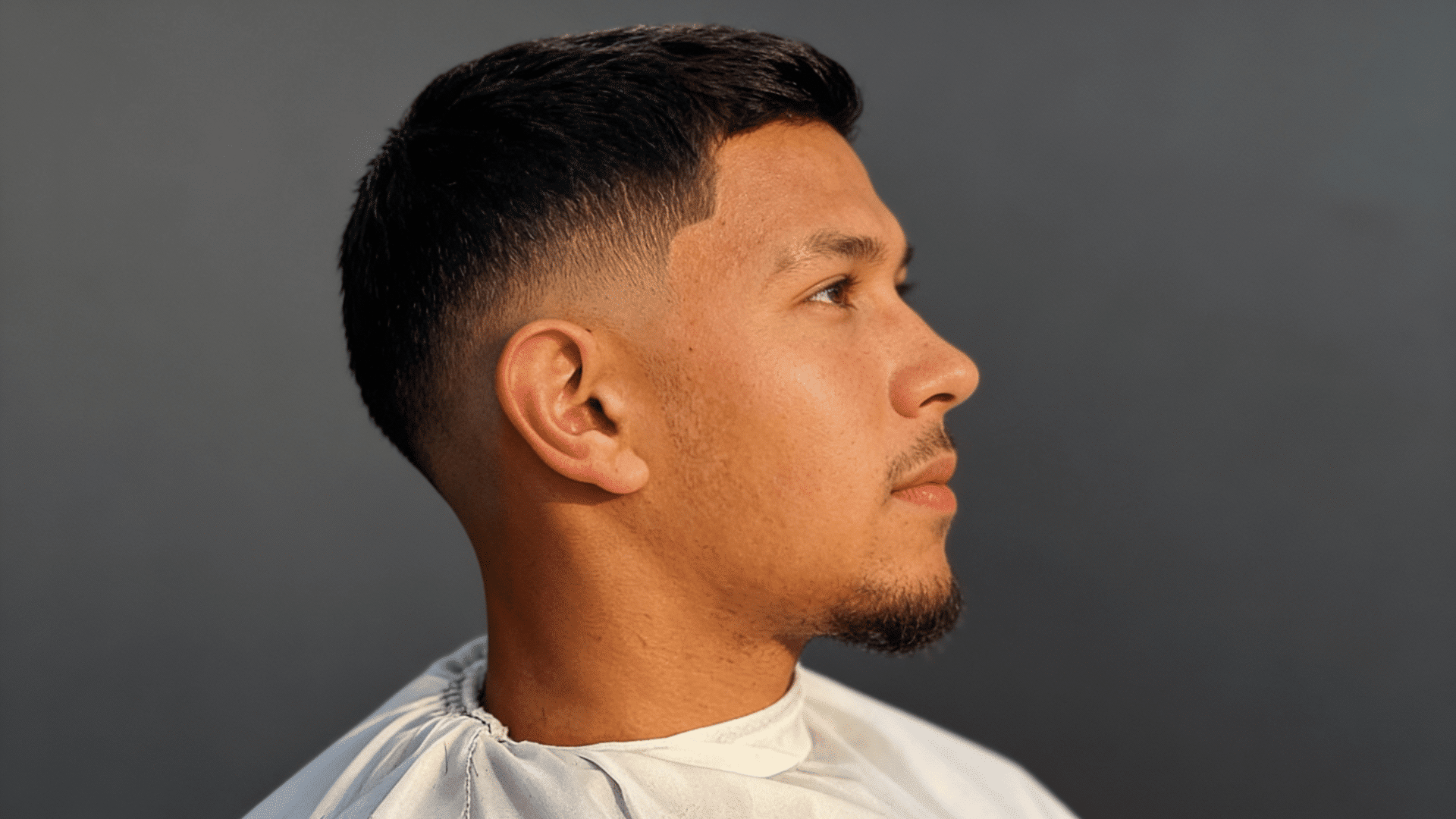Drop fade buzz cut