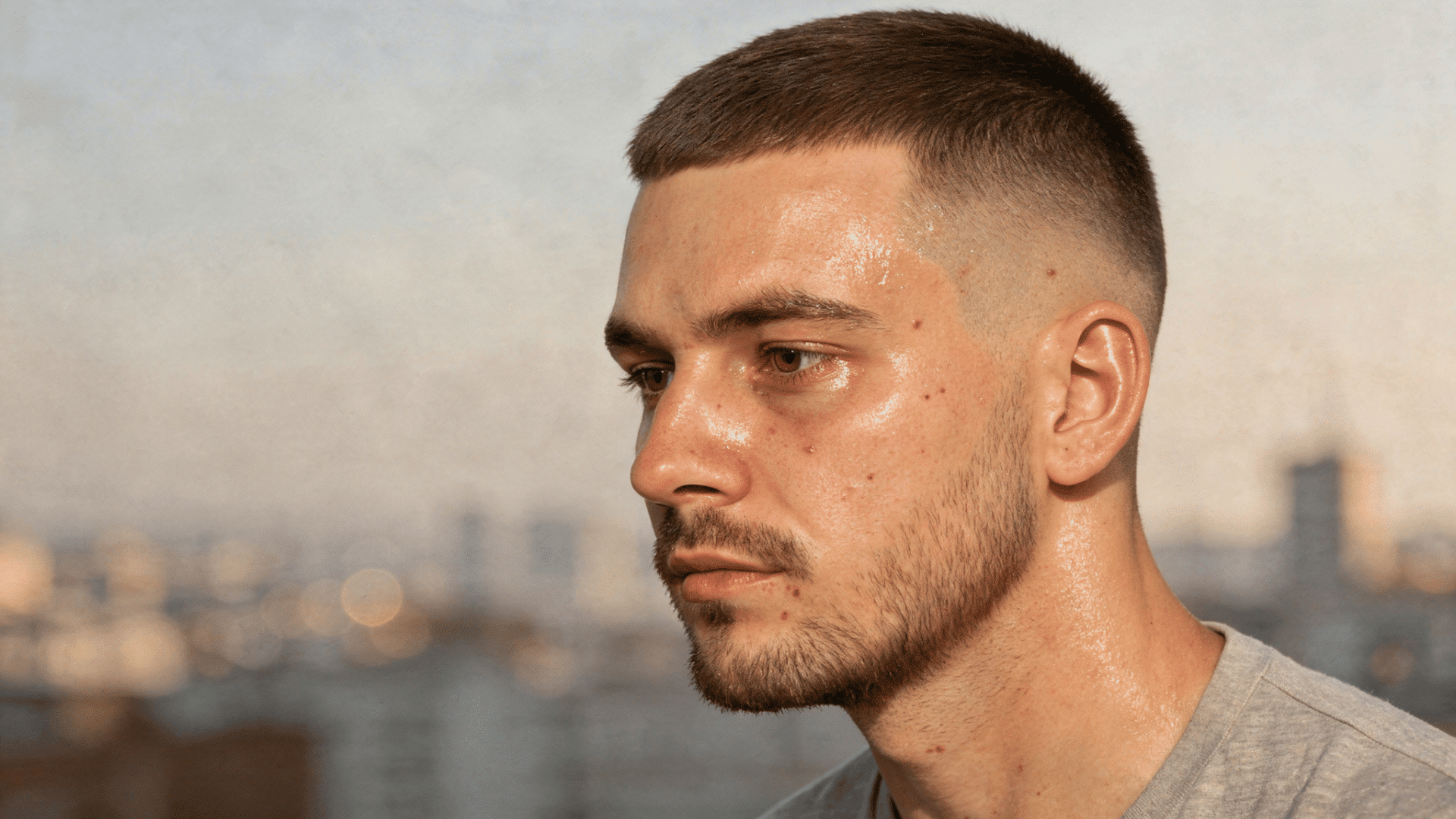 High and tight buzz cut