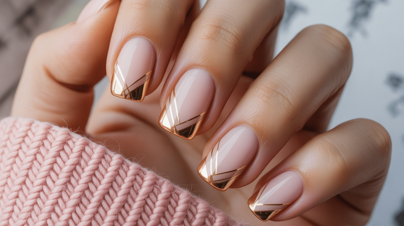 light-pink-and-gold-geometric-design
