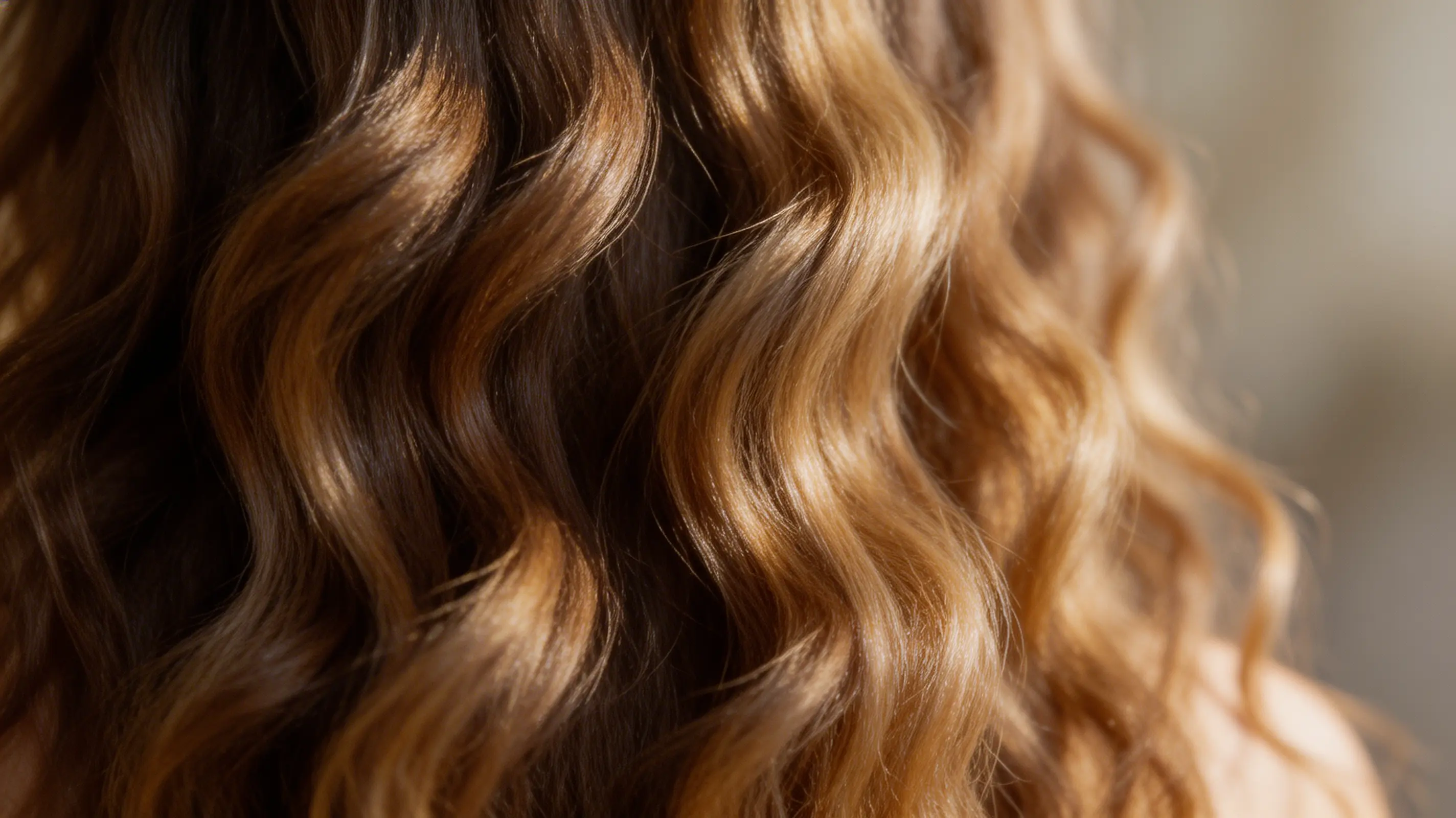 loose, wavy hair with natural S-shaped patterns, creating a relaxed and effortless look.