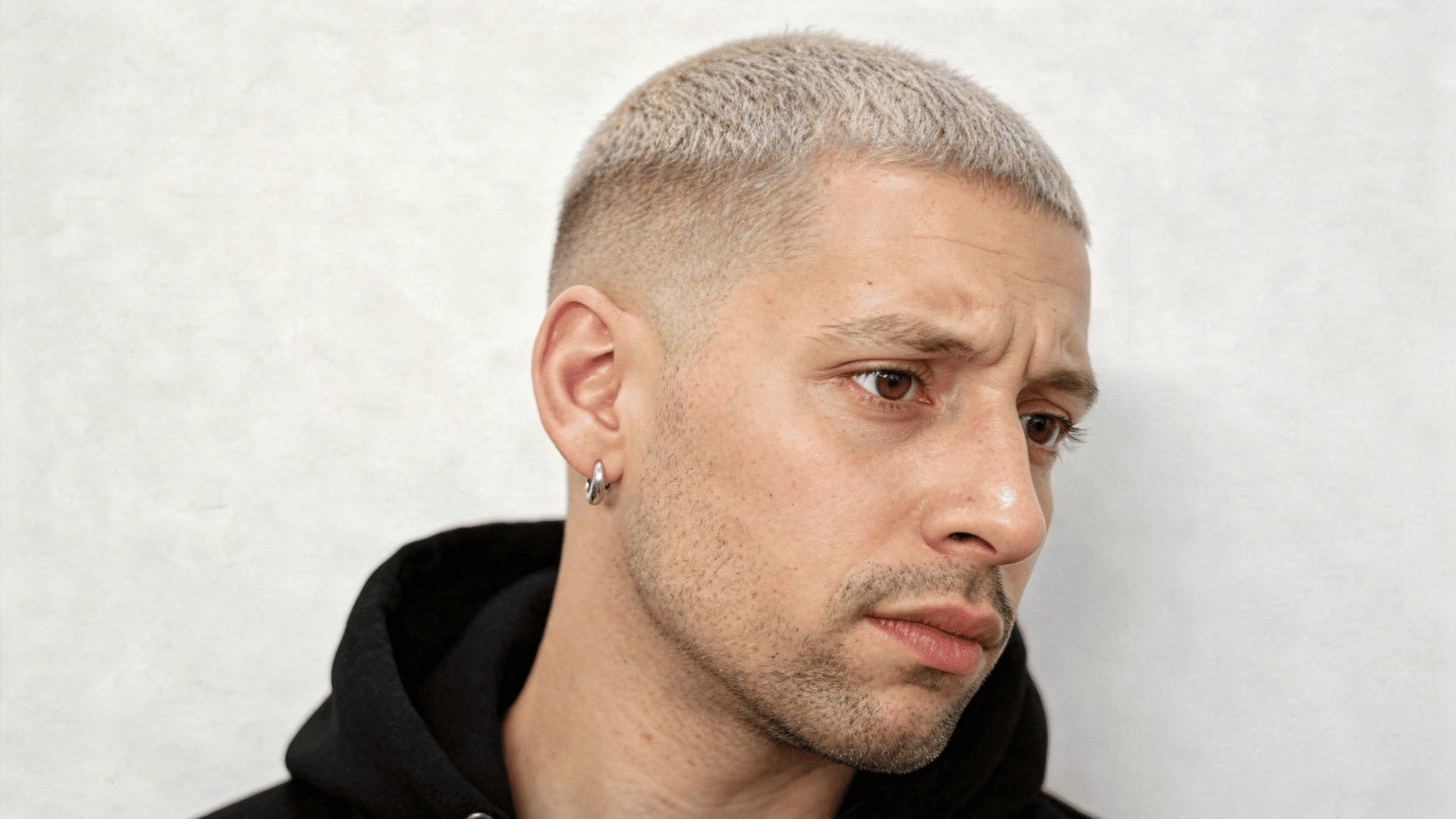 Low fade buzz cut