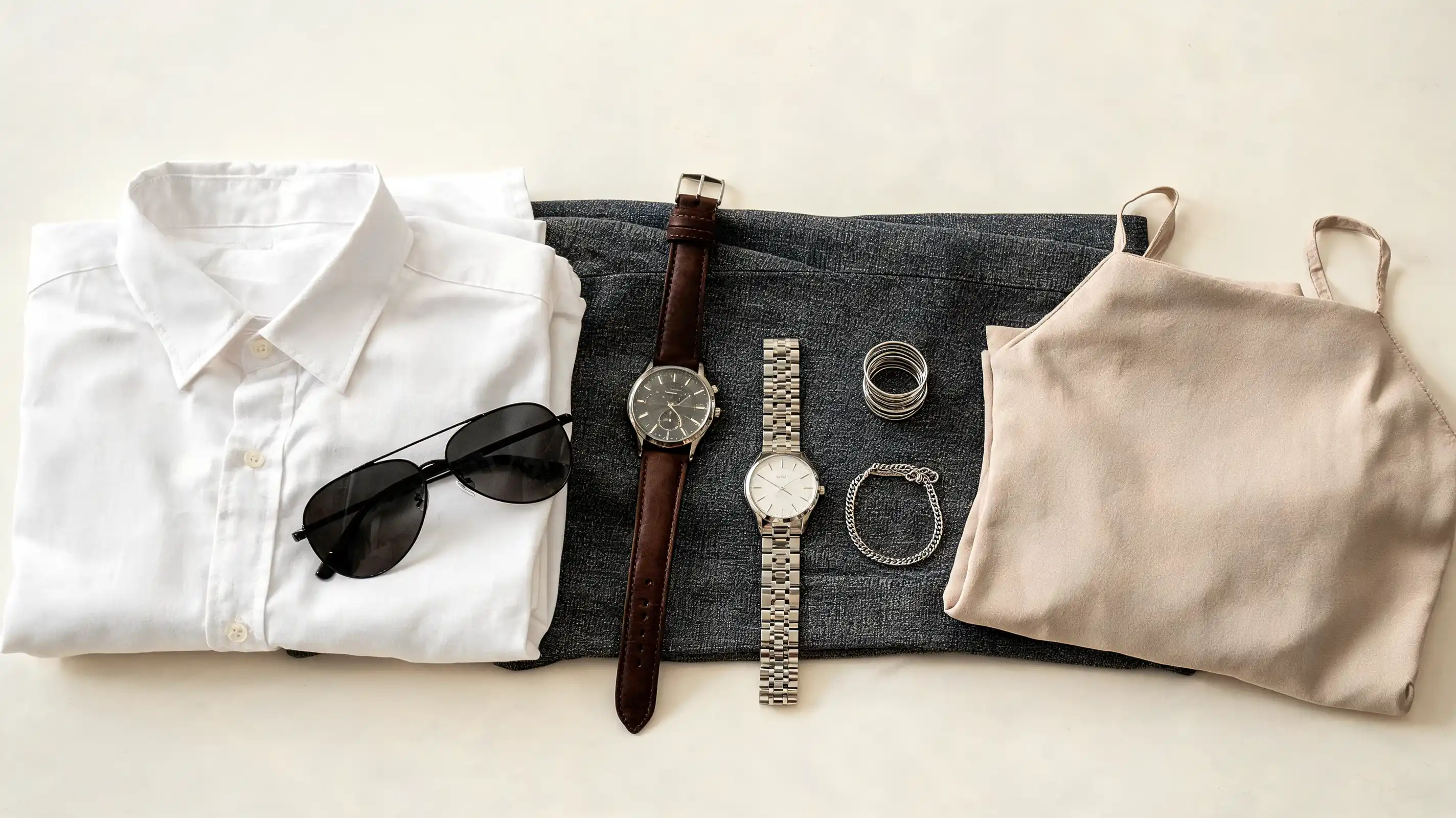 watch adds structure and personality to an outfit without making it look overloaded