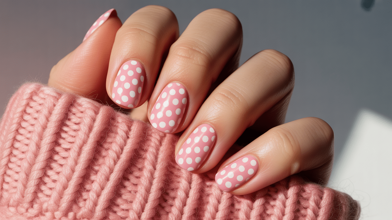 pink-and-white-polka-dots