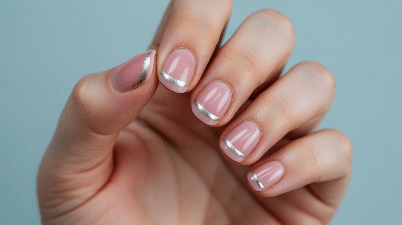 pink-with-silver-stripes