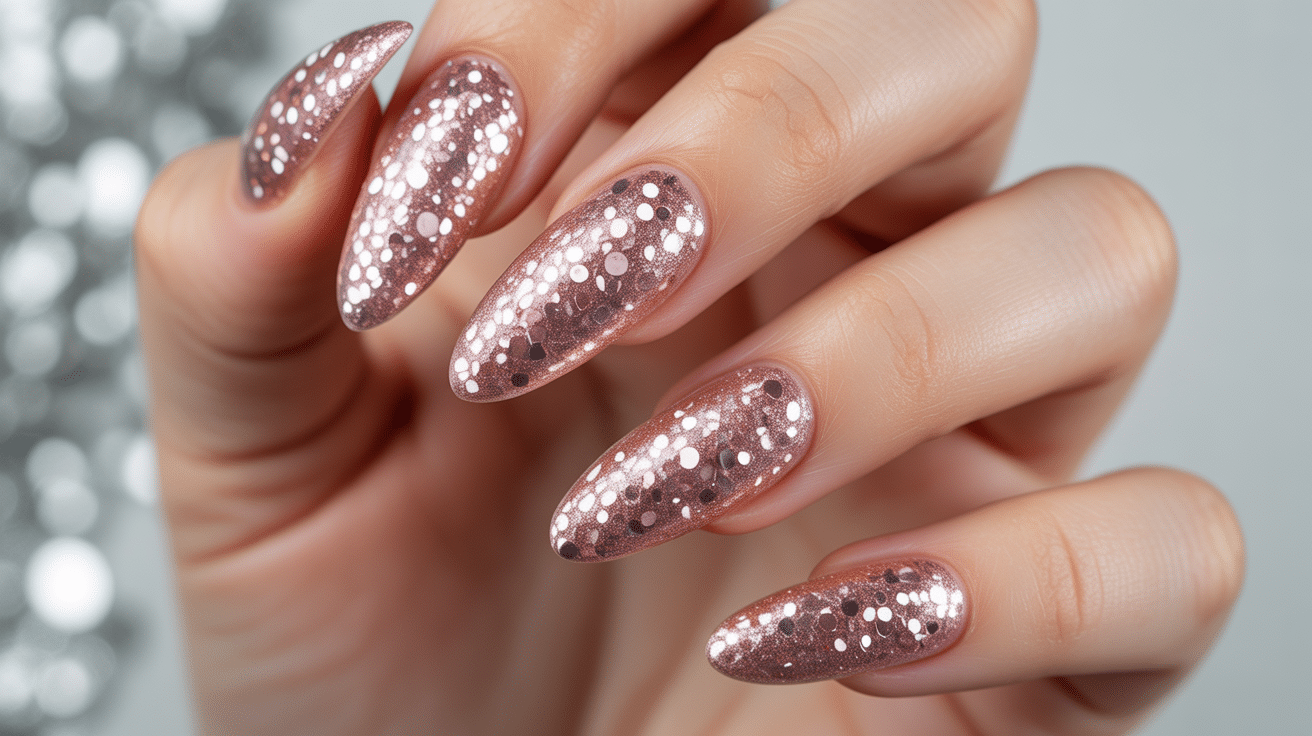 sparkly-pink-glitter-nails