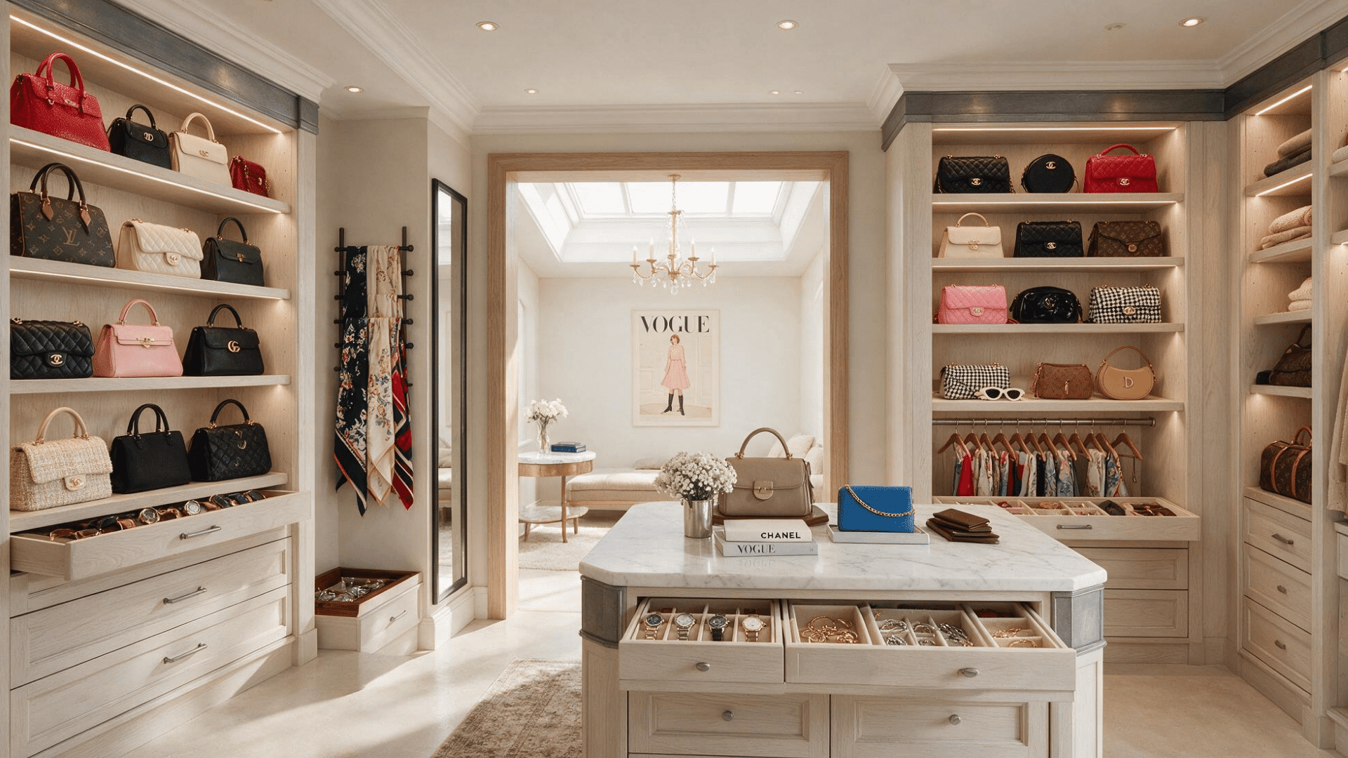 closet storage for handbags jewelry and accessories