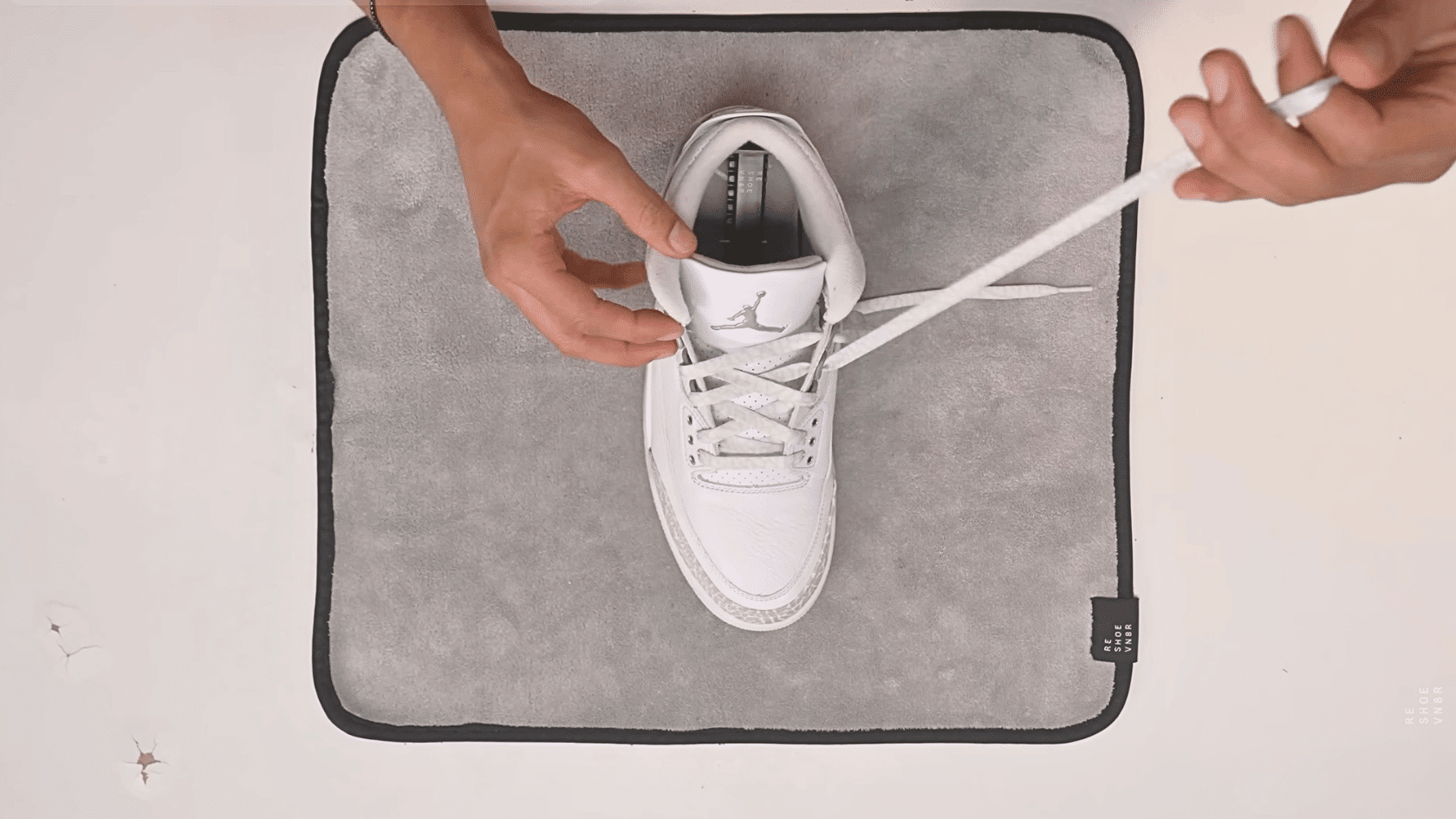Dry the shoes properly after how to clean white shoes steps by placing them in a spot away from moisture with care.