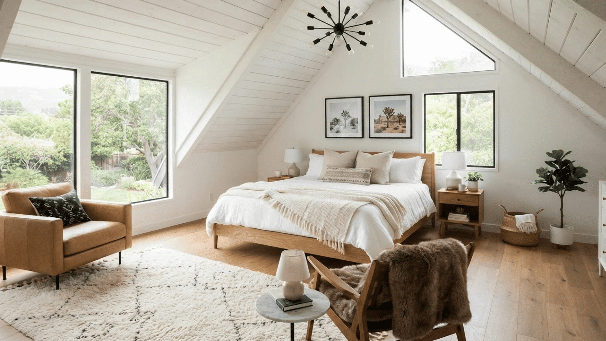 eclectic interior design combining contrasting textures like velvet wood woven fabrics and metal for visual interest